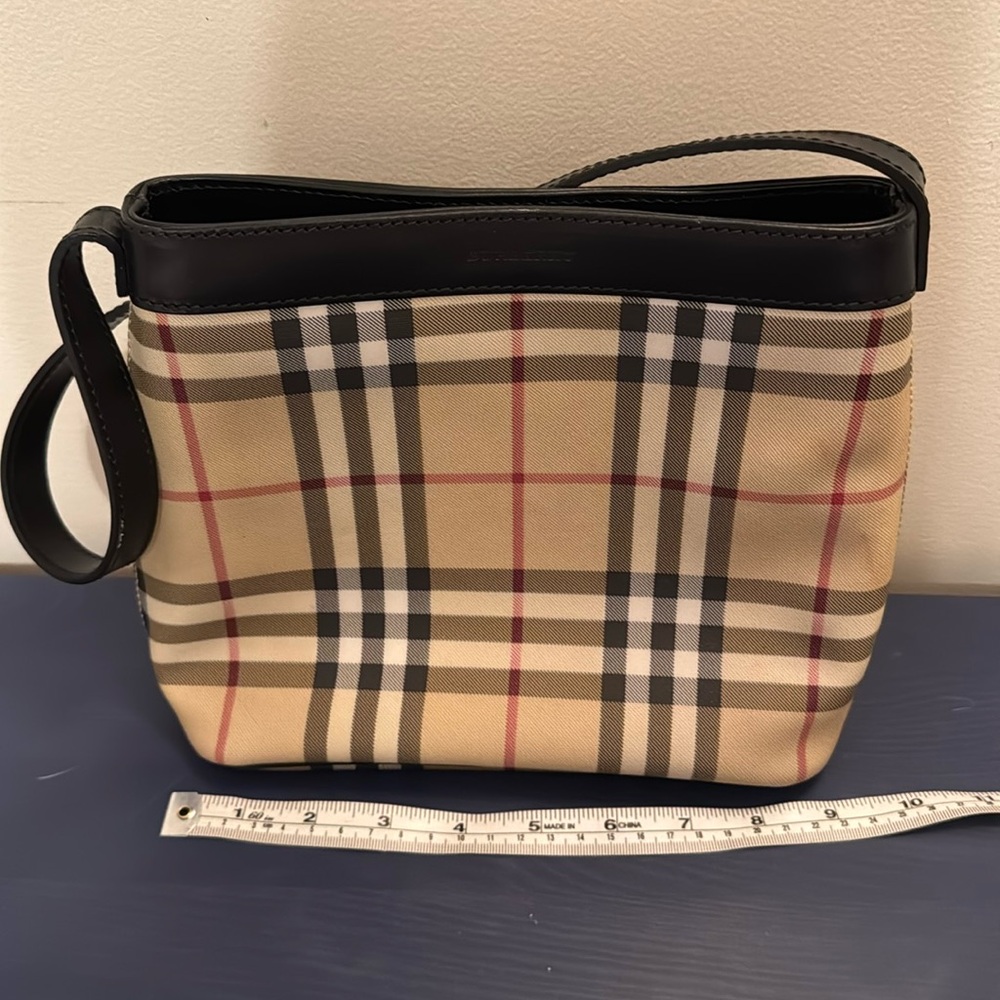 Authentic Vintage Burberry small shoulder tote